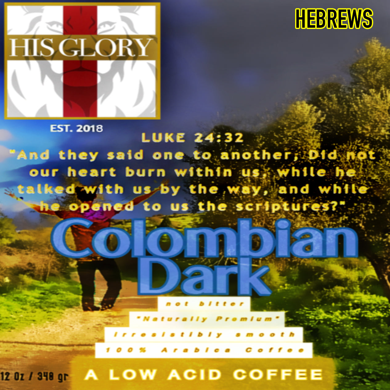 Hebrews Colombian Dark K-Cup Pods - Blue Ridge Coffee Crafters